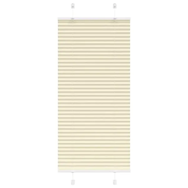 Store plissé crème 65x100 cm largeur du tissu 64,4 cm polyester