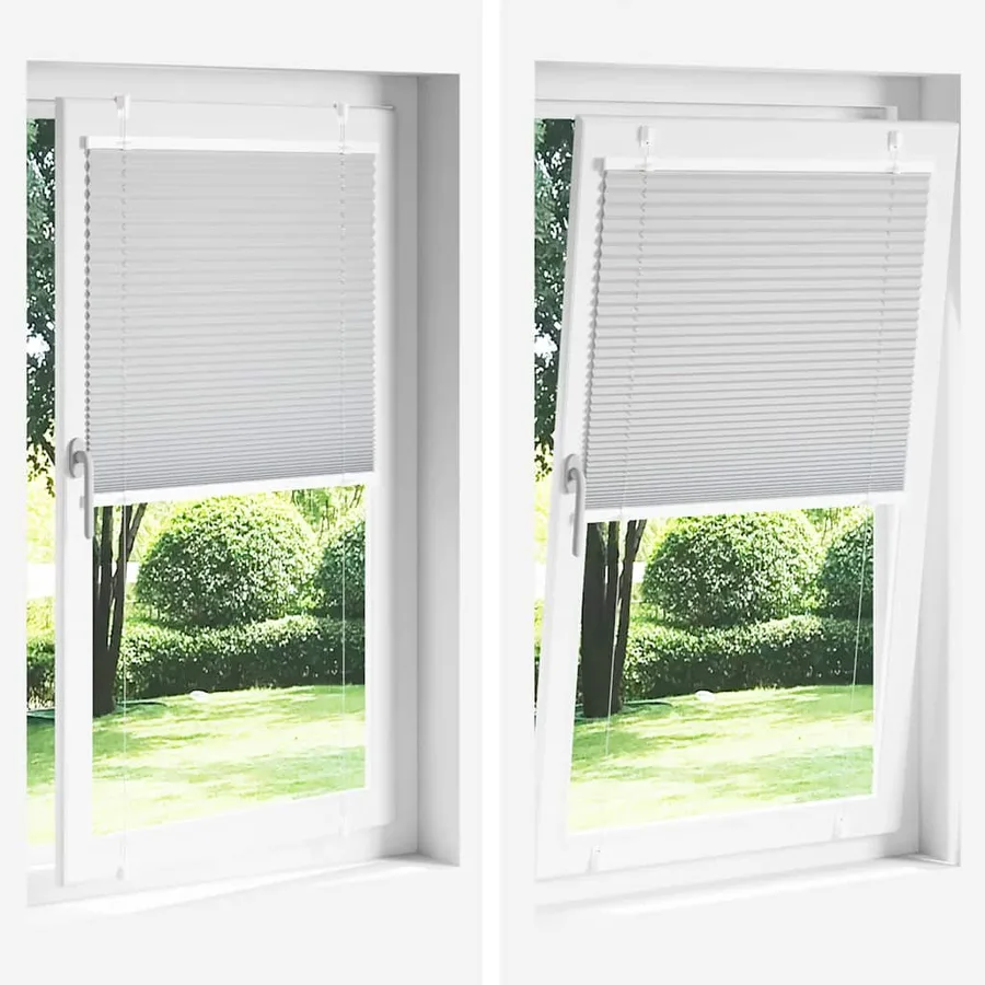 Store plissé crème 65x100 cm largeur du tissu 64,4 cm polyester - 8