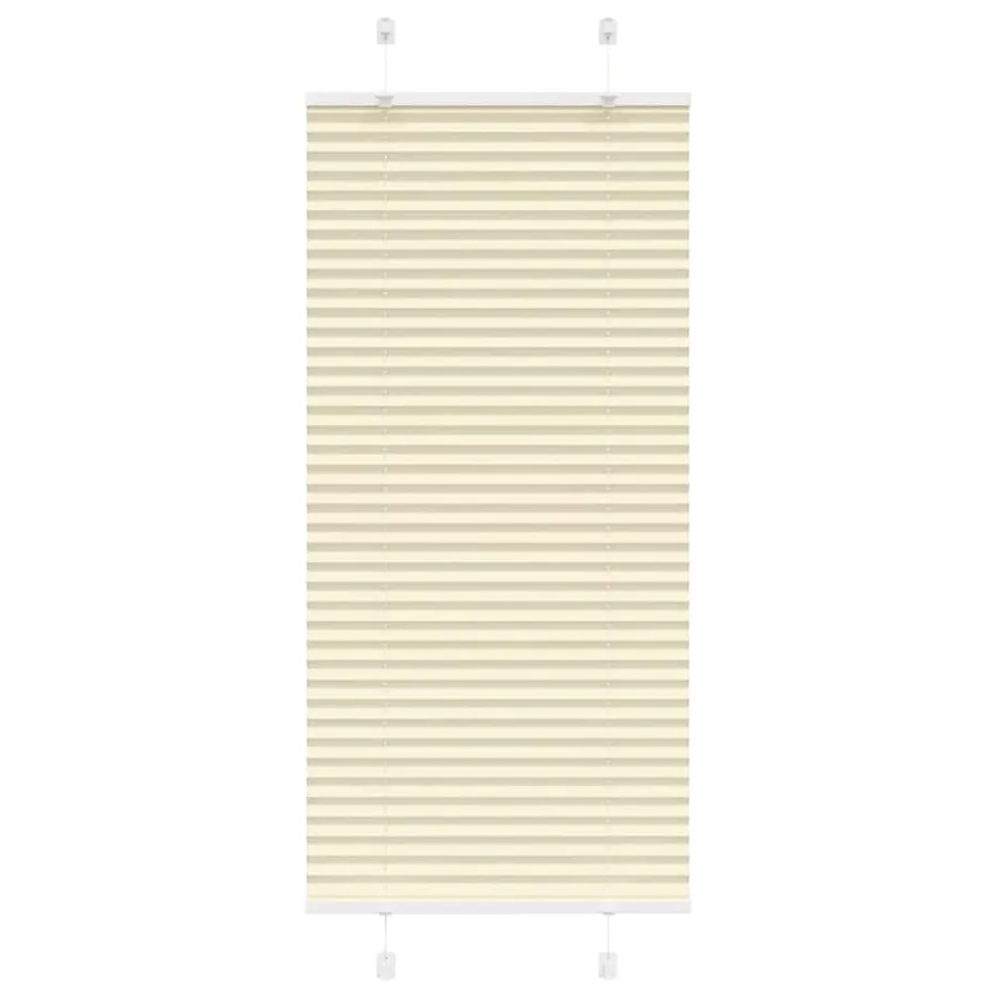 Store plissé crème 55x150 cm largeur du tissu 54,4 cm polyester