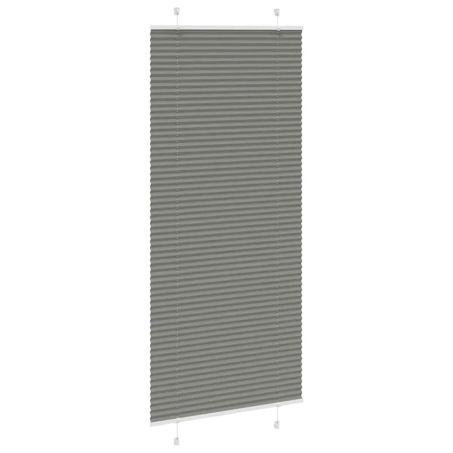 Store plissé anthracite 95x200 cm largeur du tissu 94,4 cm - 3