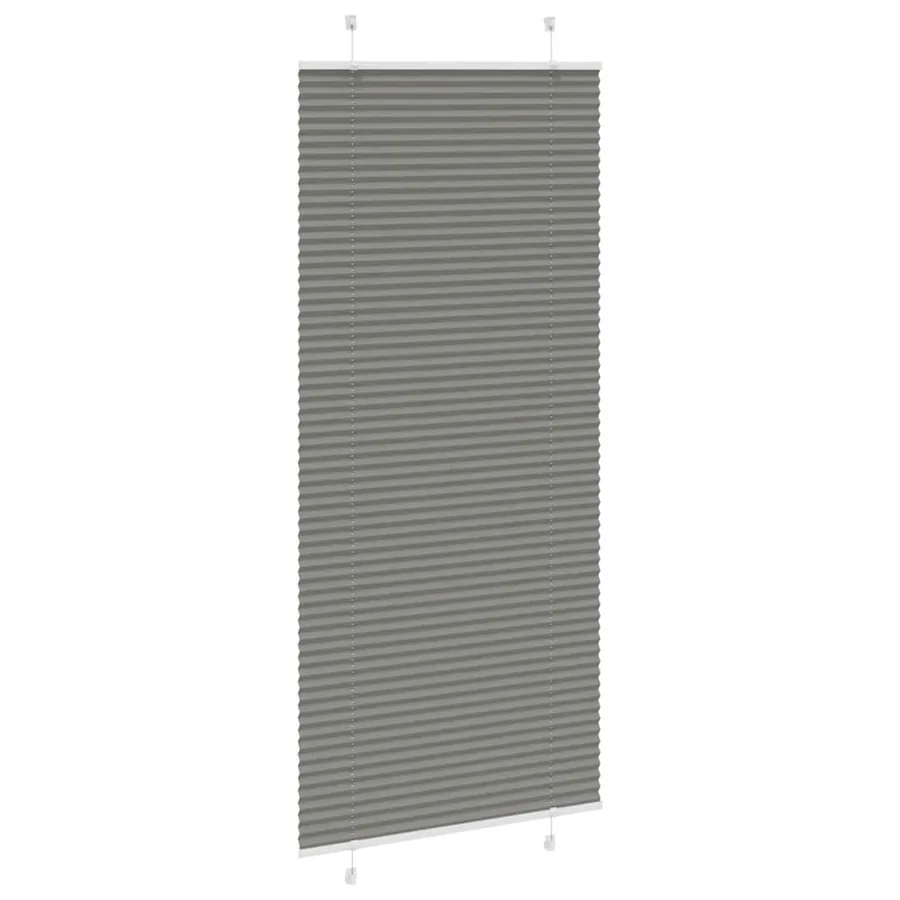Store plissé anthracite 95x200 cm largeur du tissu 94,4 cm - 4
