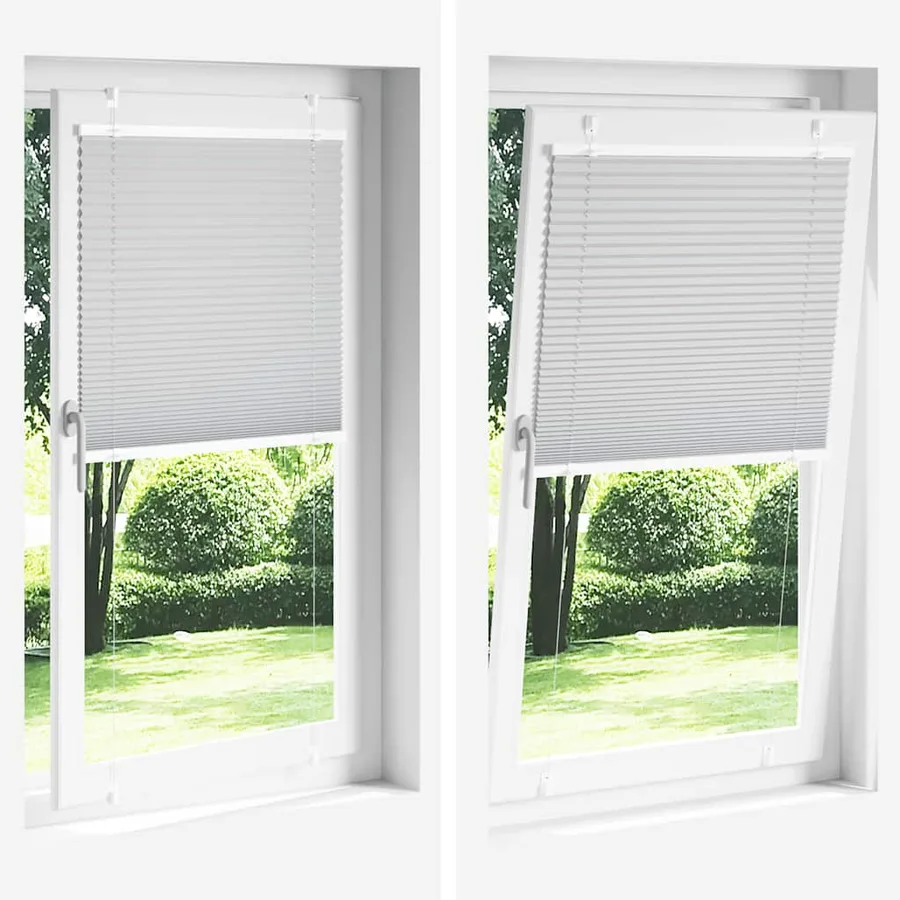 Store plissé noir 80x100 cm largeur du tissu 79,4 cm polyester - 8