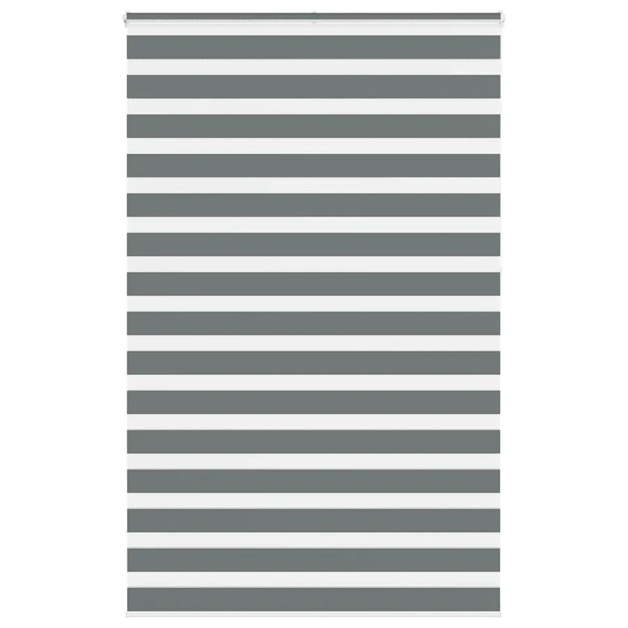 Store zèbre gris foncé largeur du tissu 145,9 cm polyester