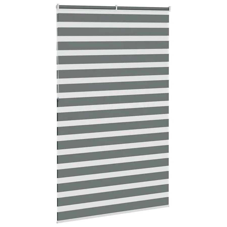 Store zèbre gris foncé largeur du tissu 145,9 cm polyester - 4
