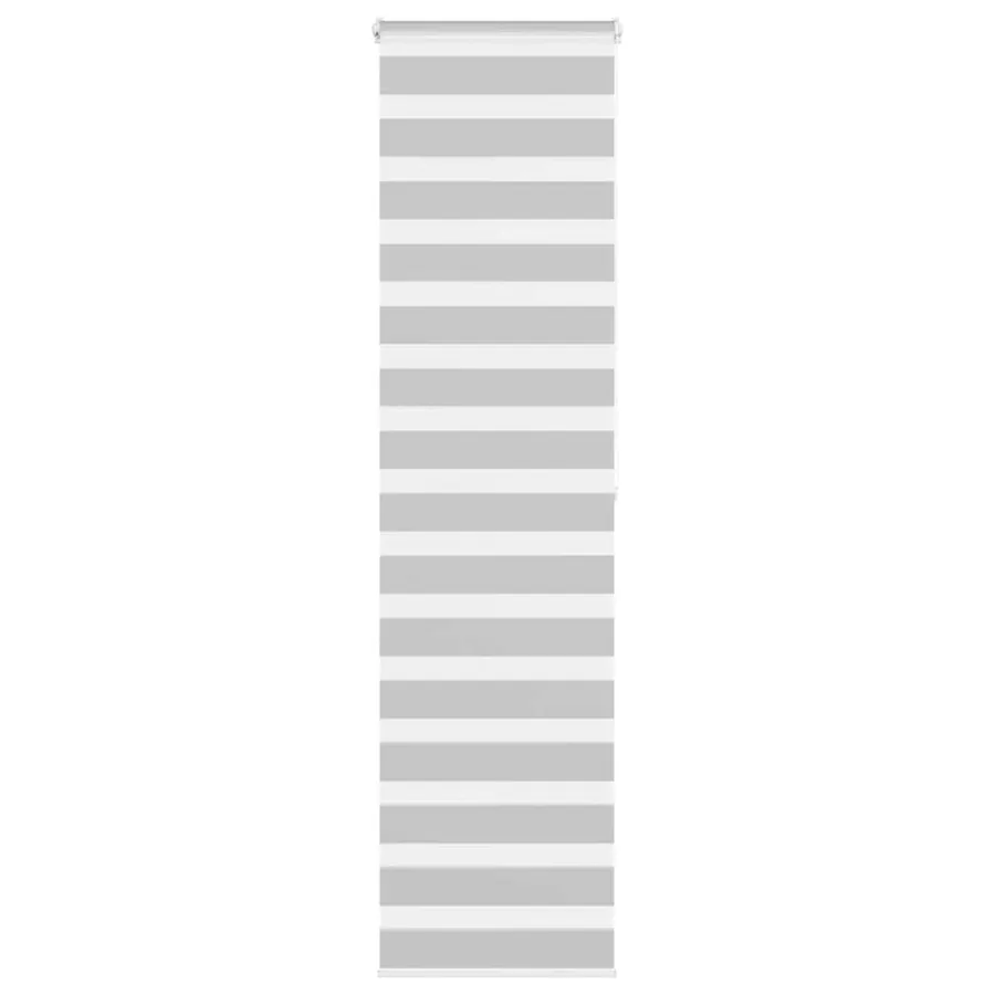 Store zèbre gris clair largeur du tissu 55,9 cm polyester