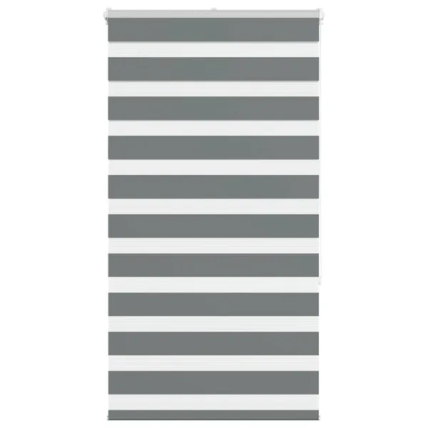 Store zèbre gris foncé largeur du tissu 50,9 cm polyester