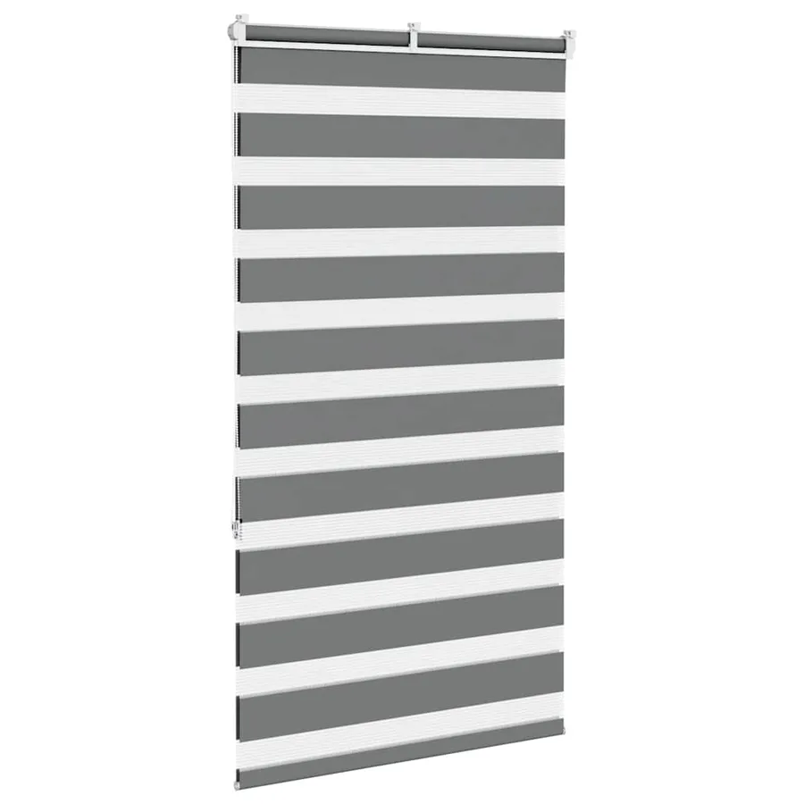 Store zèbre gris foncé largeur du tissu 50,9 cm polyester - 4