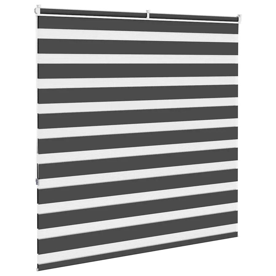 Store zèbre noir 140x150 cm largeur du tissu 135,9 cm polyester - 4