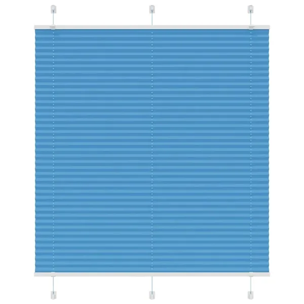 Store plissé bleu 115x150 cm largeur du tissu 114,4cm polyester