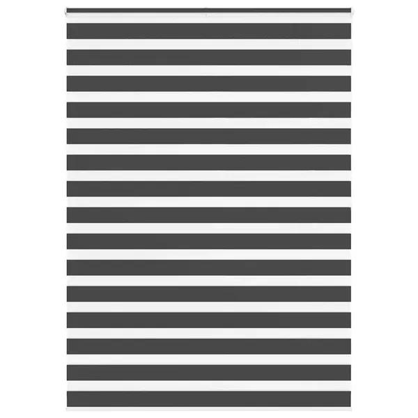 Store zèbre noir 165x200 cm largeur du tissu 160,9 cm polyester