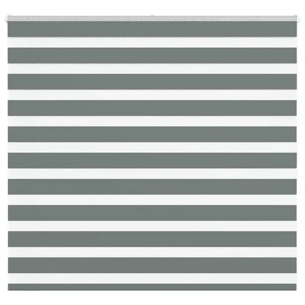 Store zèbre gris foncé largeur du tissu 160,9 cm polyester