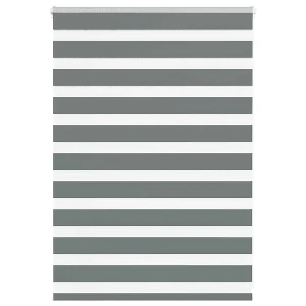 Store zèbre gris foncé largeur du tissu 95,9 cm polyester