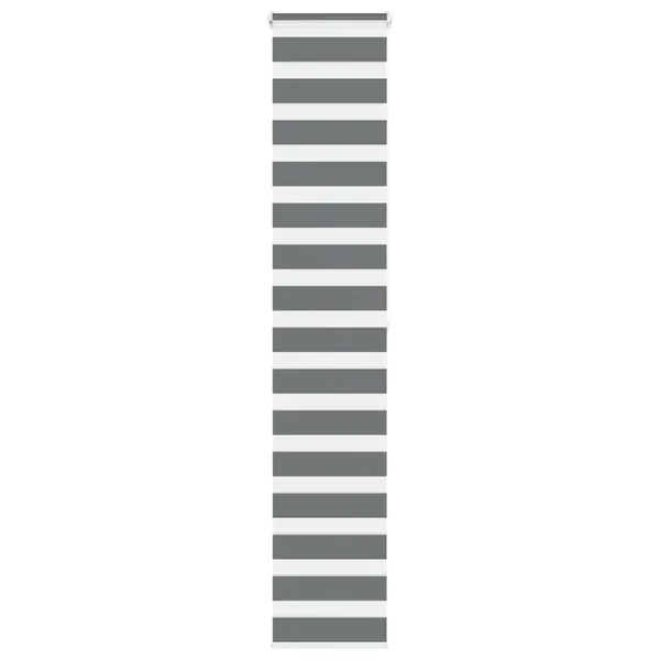 Store zèbre gris foncé largeur du tissu 35,9 cm polyester