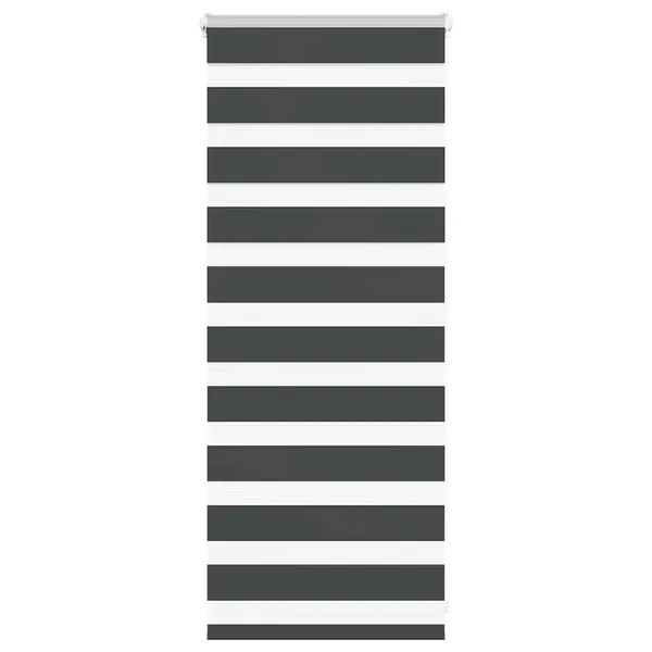 Store zèbre noir 60x100 cm largeur du tissu 55,9 cm polyester