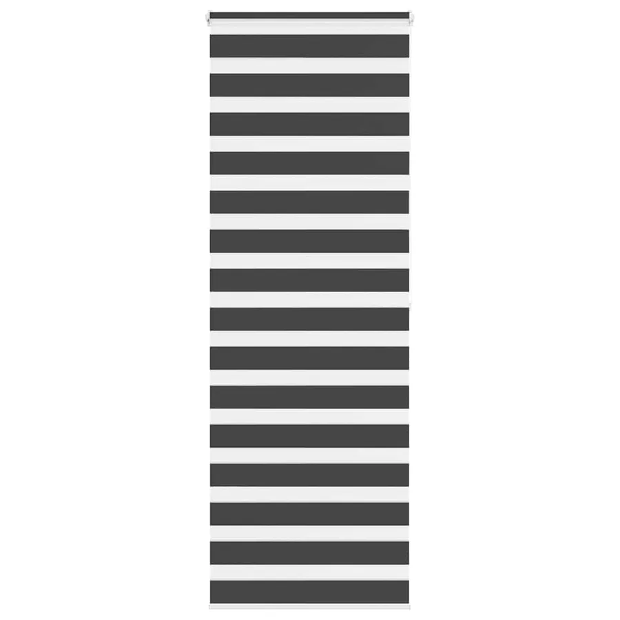 Store zèbre noir 70x200 cm largeur du tissu 65,9 cm polyester