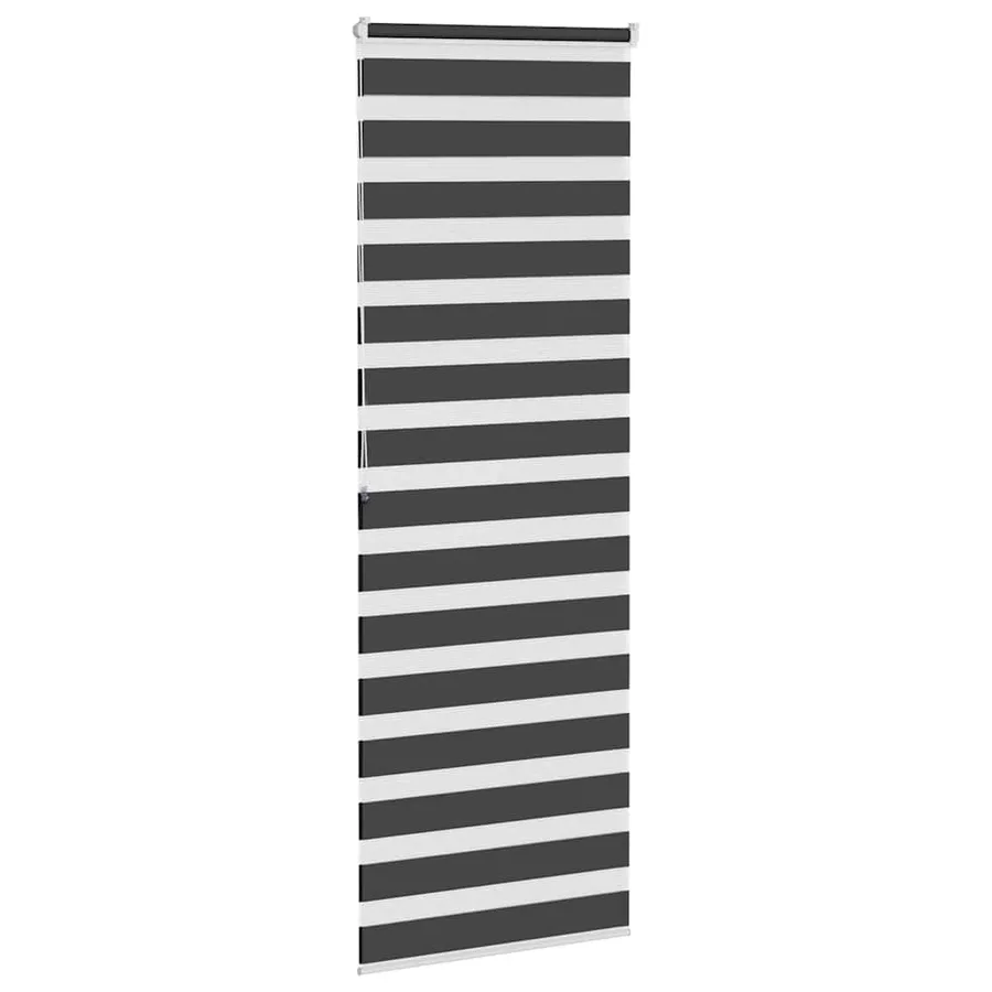 Store zèbre noir 70x200 cm largeur du tissu 65,9 cm polyester - 4
