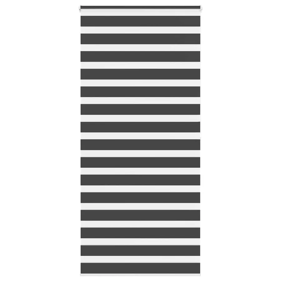Store zèbre noir 95x200 cm largeur du tissu 90,9 cm polyester