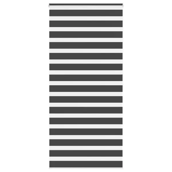 Store zèbre noir 95x200 cm largeur du tissu 90,9 cm polyester