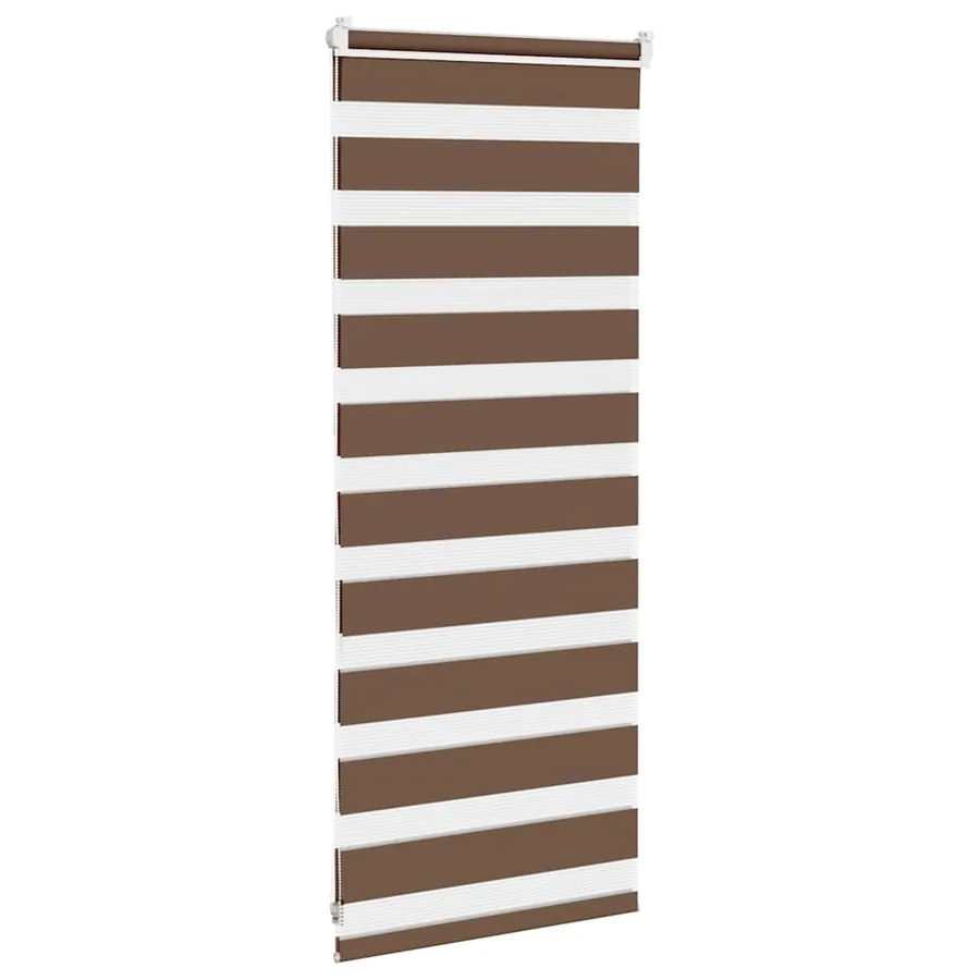 Store zèbre marron 65x100 cm largeur du tissu 60,9 cm polyester - 4