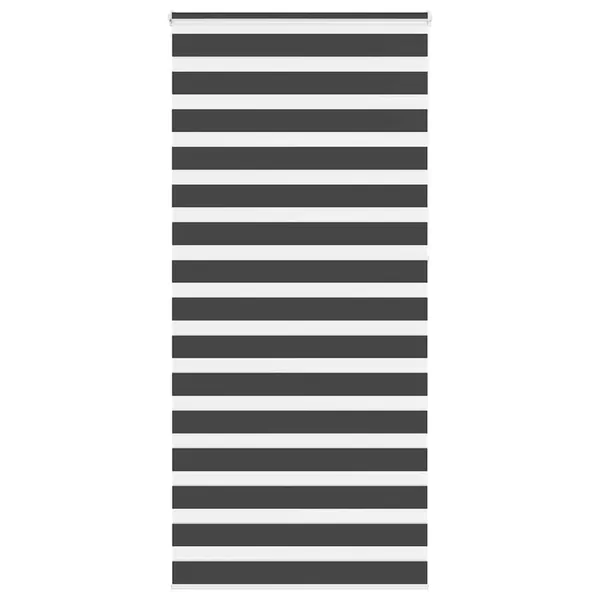 Store zèbre noir 105x230 cm largeur du tissu 100,9 cm polyester