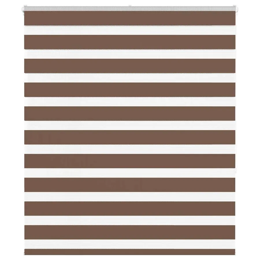 Store zèbre marron 135x150cm largeur du tissu 130,9cm polyester