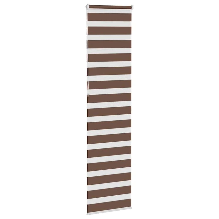 Store zèbre marron 65x230 cm largeur du tissu 60,9 cm polyester - 4