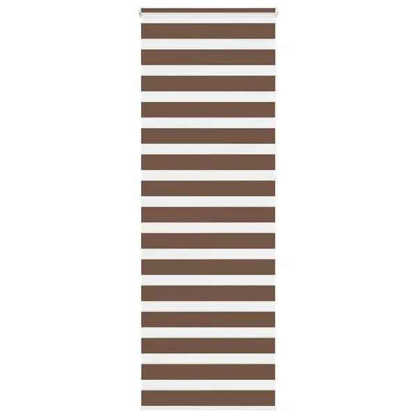 Store zèbre marron 75x230 cm largeur du tissu 70,9 cm polyester