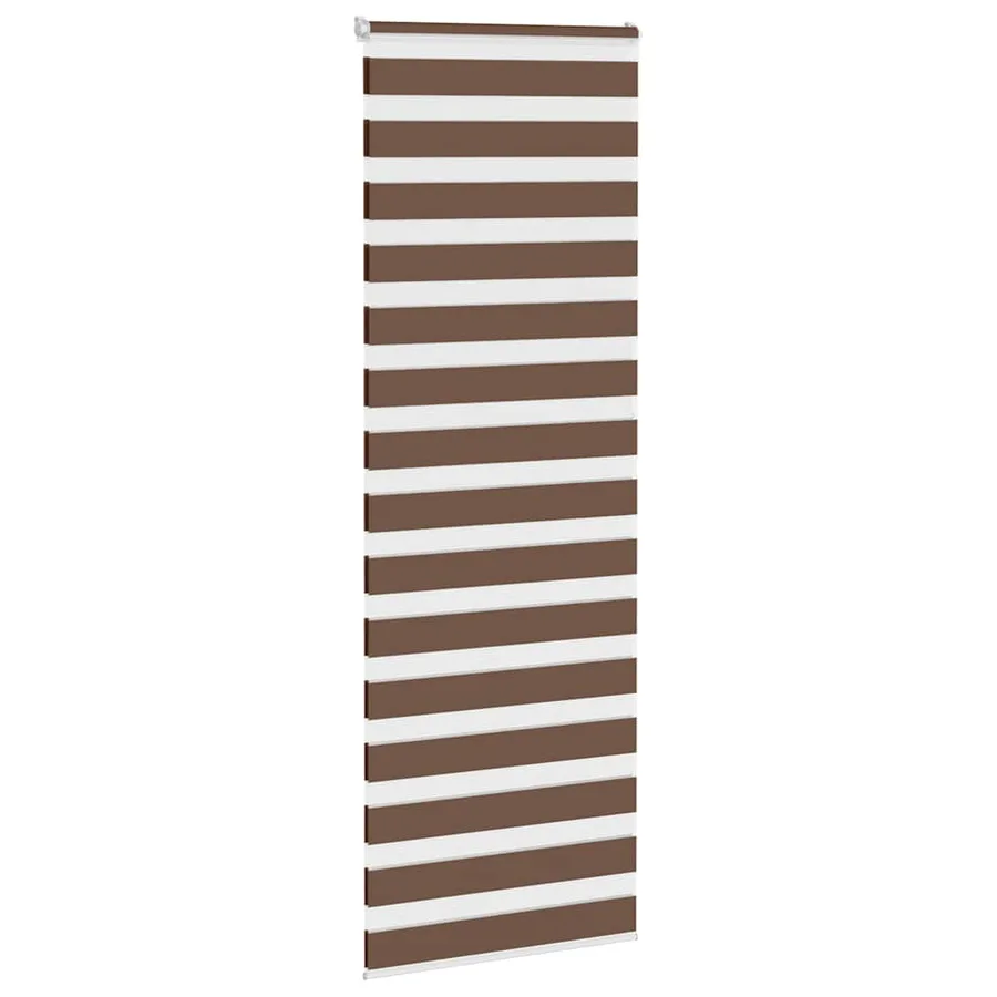 Store zèbre marron 70x200 cm largeur du tissu 65,9 cm polyester - 3