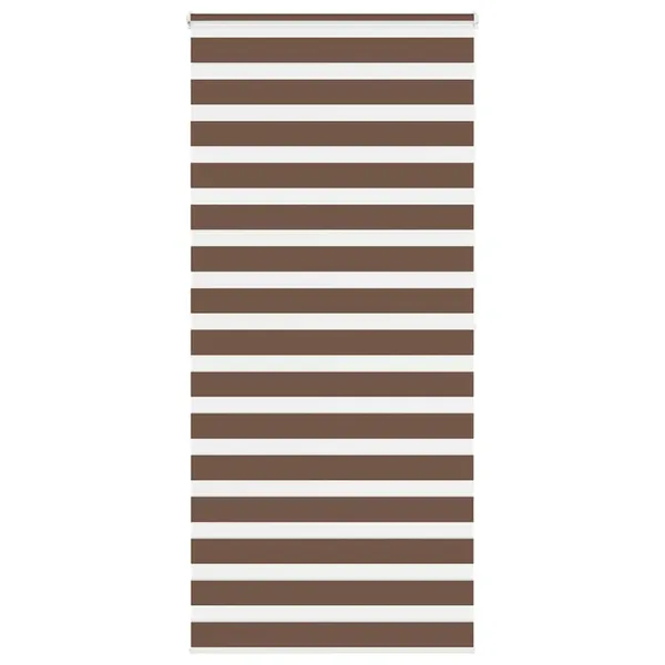 Store zèbre marron 100x200 cm largeur du tissu 95,9cm polyester