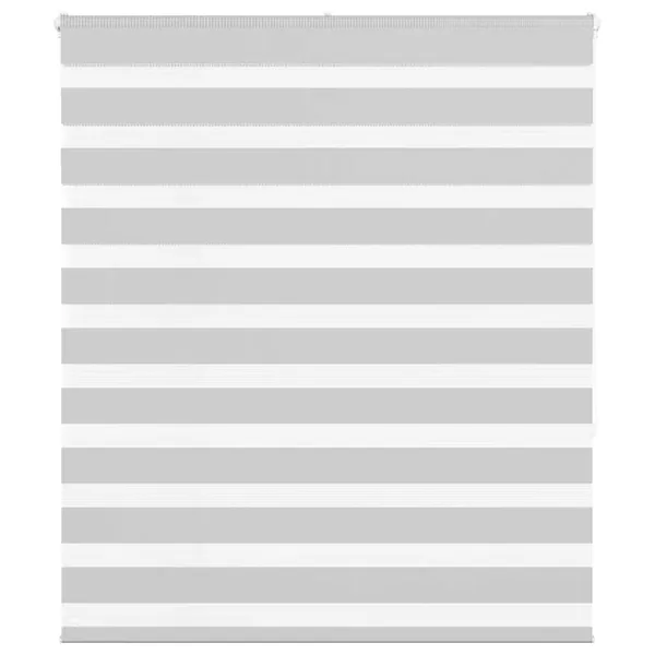 Store zèbre gris clair largeur du tissu 125,9 cm polyester