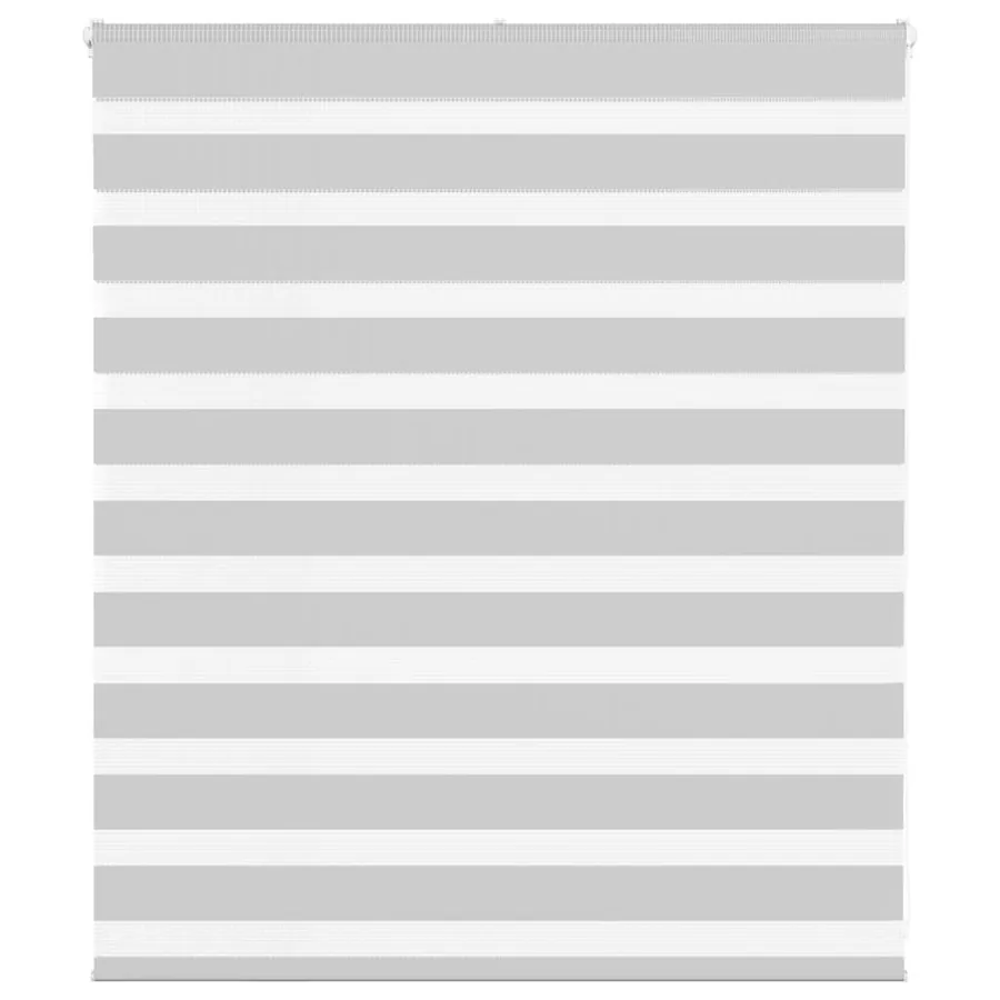 Store zèbre gris clair largeur du tissu 115,9 cm polyester