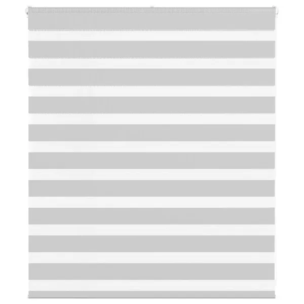 Store zèbre gris clair largeur du tissu 115,9 cm polyester