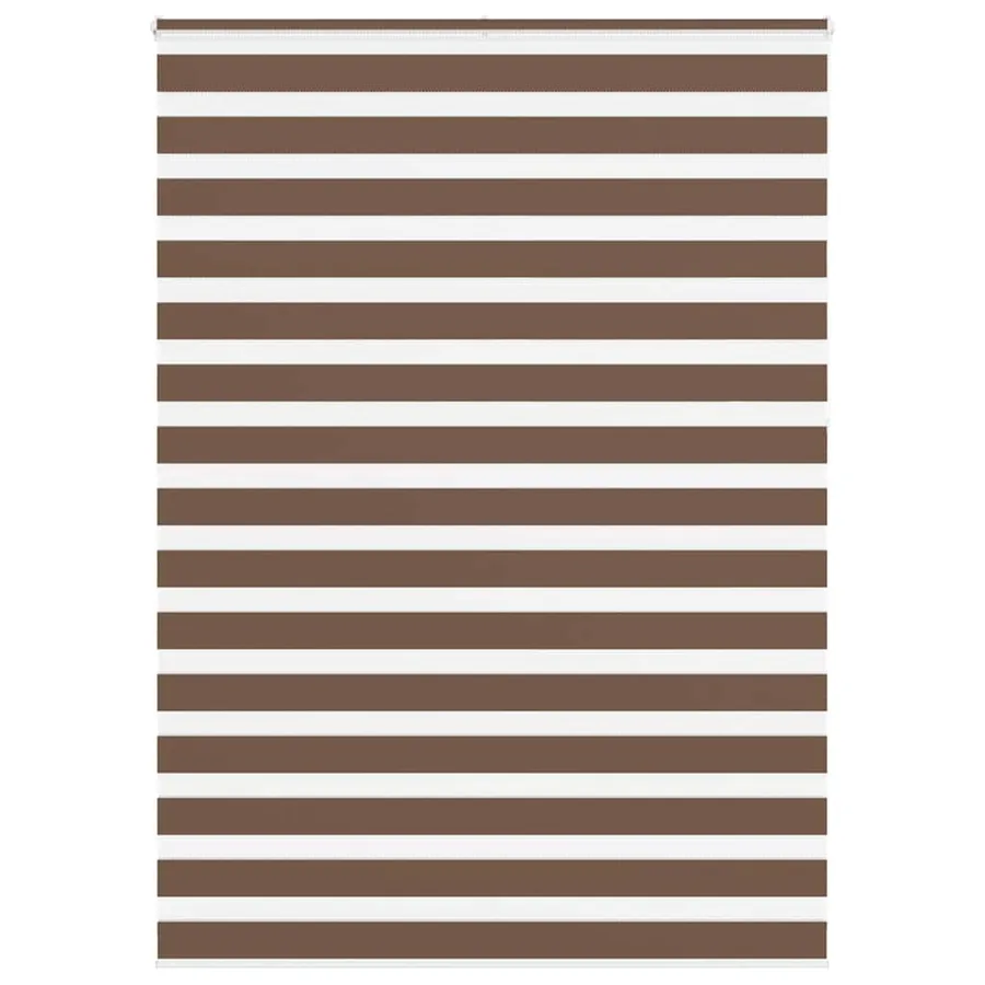 Store zèbre marron 155x230cm largeur du tissu 150,9cm polyester
