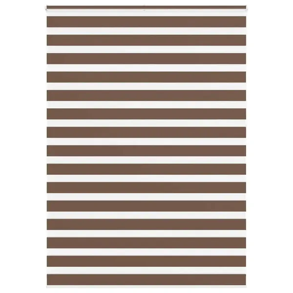 Store zèbre marron 155x230cm largeur du tissu 150,9cm polyester