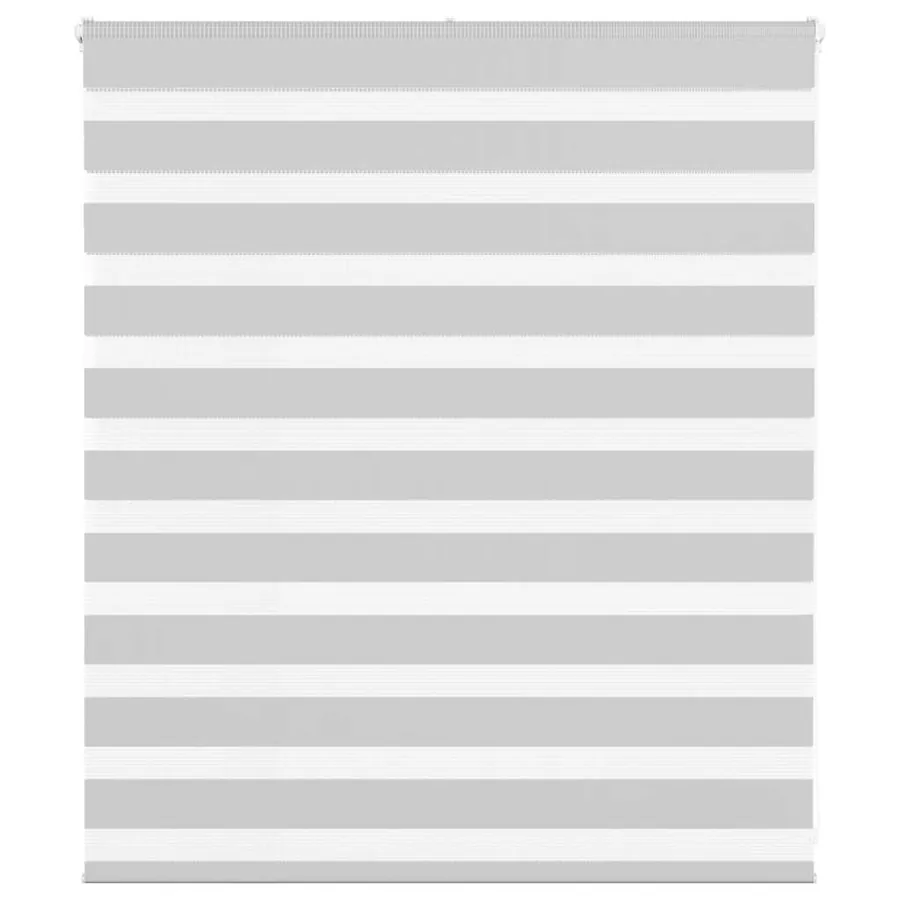 Store zèbre gris clair largeur du tissu 125,9 cm polyester