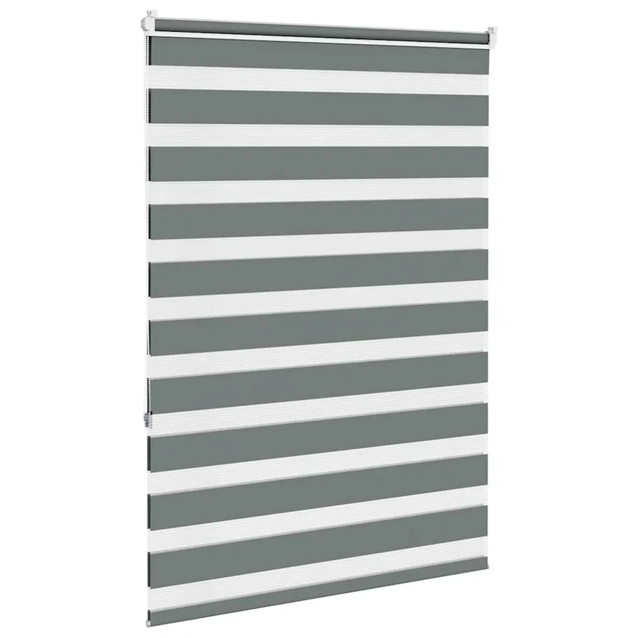 Store zèbre gris foncé largeur du tissu 100,9 cm polyester - 4