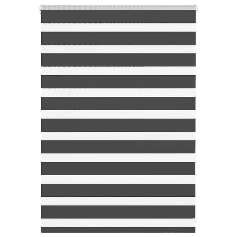 Store zèbre noir 95x100 cm largeur du tissu 90,9 cm polyester