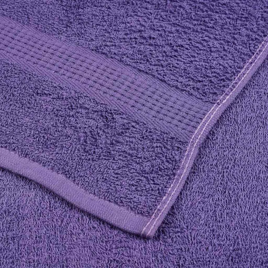 Serviettes de sauna FROGN 4 pcs violet 80x200 cm 360 g/m² - 6