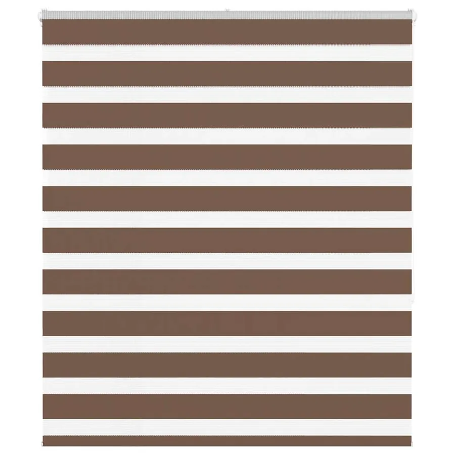 Store zèbre marron 125x150cm largeur du tissu 120,9cm polyester