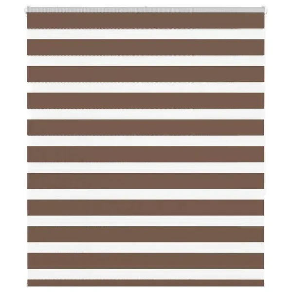 Store zèbre marron 125x150cm largeur du tissu 120,9cm polyester