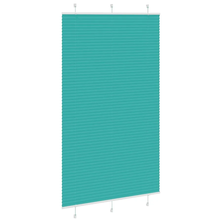 Store plissé vert pétrole 120x200cm largeur du tissu 119,4cm - 3