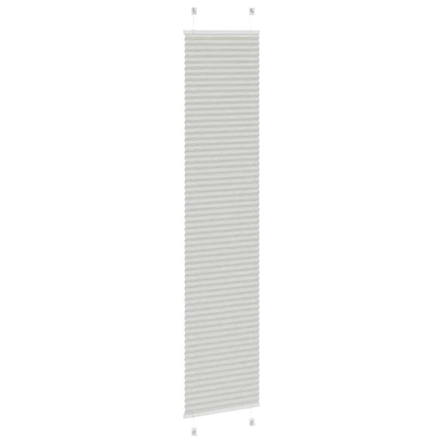 Store plissé gris clair 50x200 cm largeur du tissu 49,4 cm - 4