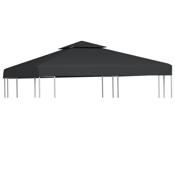 Awning replacement fabric 310 g/m² 3x3 m Dark grey