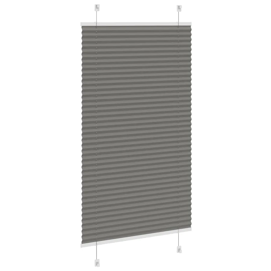Store plissé anthracite 70x150 cm largeur du tissu 69,4 cm - 4