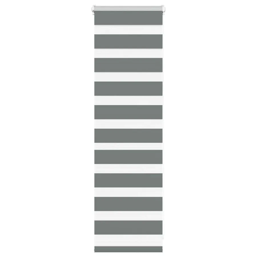 Store zèbre gris foncé largeur du tissu 40,9 cm polyester