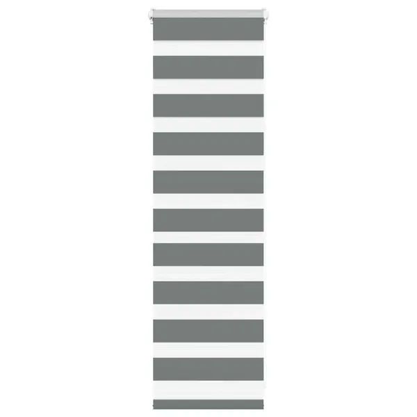 Store zèbre gris foncé largeur du tissu 40,9 cm polyester