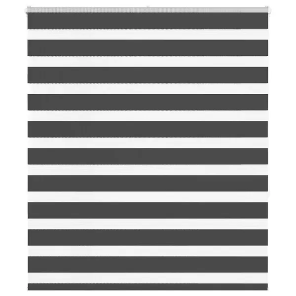 Store zèbre noir 130x150 cm largeur du tissu 125,9 cm polyester