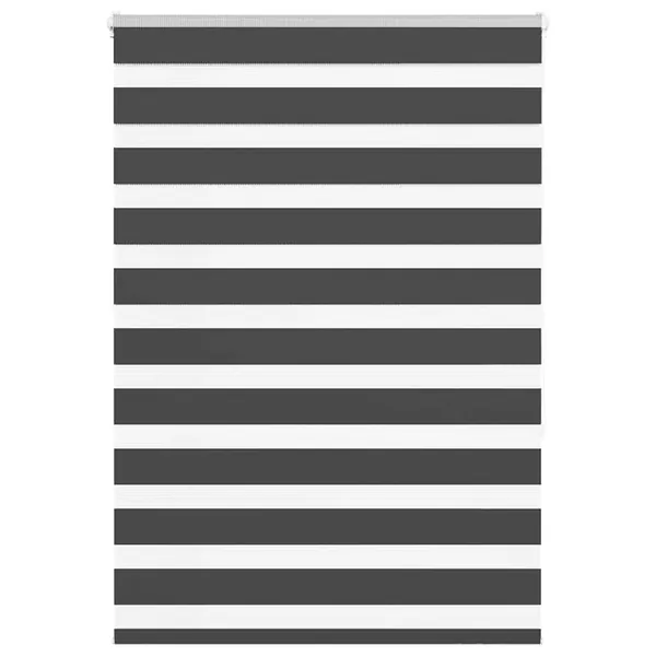Store zèbre noir 95x150 cm largeur du tissu 90,9 cm polyester