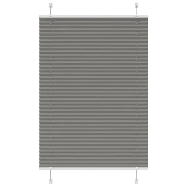 Store plissé anthracite 90x150 cm largeur du tissu 89,4 cm