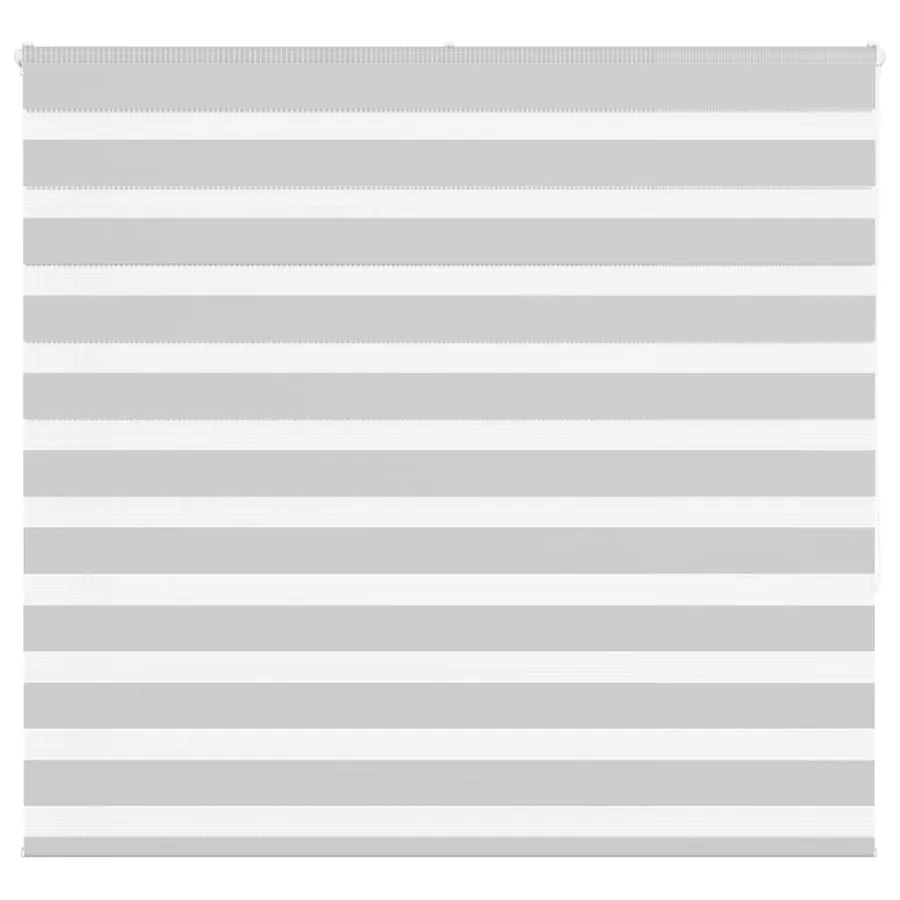 Store zèbre gris clair largeur du tissu 160,9 cm polyester